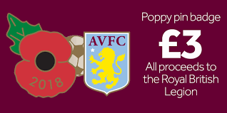 Official account of aston villa football club. The Aston Villa Poppy Pin Badge Proved Aston Villa Foundation Facebook