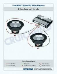 One single voice coil speaker. Lo 6355 How To Wire Single Voice Coil 4 Ohm Sub Kicker 2 Ohm Subwoofer Wiring Wiring Diagram