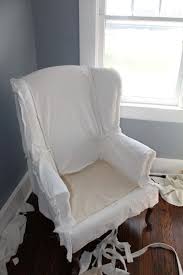 Smart slipcover with separate seat cushion cover. How To Sew A Slipcover For A Wingback Chair Farmhouse On Boone