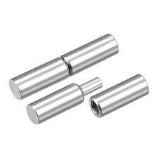 uxcell weld on barrel hinges 40mm x 8mm male to female 304 stainless steel hinge pin 10 pairs size 40 mm x 8 mm silver