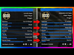 how to max all of your stats in gta
