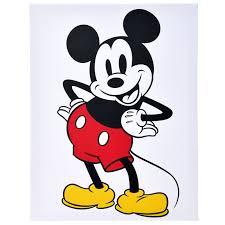 Mickey Mouse Canvas Wall Art 11x14