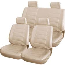 Leather Look Car Seat Covers Set