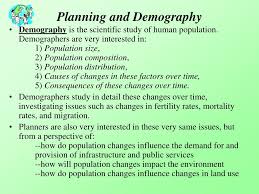 ppt planning and demography