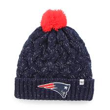 New England Patriots Infant Toddler 47 Brand Navy Fiona Cuff Knit Hat