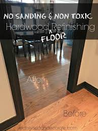 non toxic wood floor refinishing