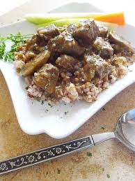 beef tips and rice recipe y