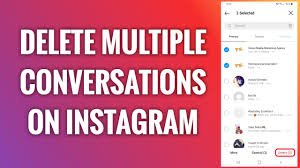 how to delete multiple conversations on