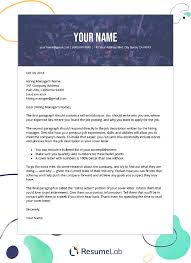 free word cover letter templates to
