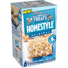 The classic rice krispie treat recipe is outdated. Amazon Com Rice Krispies Treats Homestyle Marshmallow Snack Bars Kids Snacks School Lunch Original 6 98oz Box 6 Bars