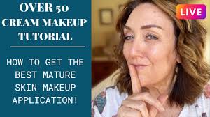 over 50 cream makeup tutorial