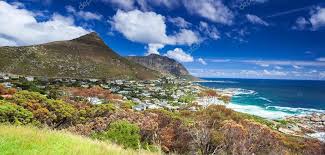 cape town panoramic landscape stock