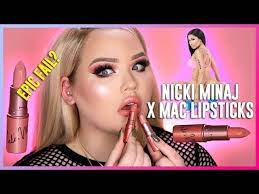 nicki minaj x mac lipsticks review