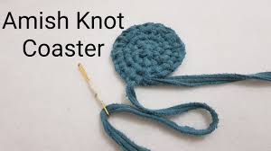 diy round amish knot coasters you