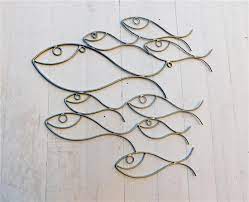 decorative wooden fish hanging fish