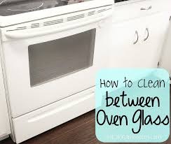 Clean Inside The Glass On An Oven Door