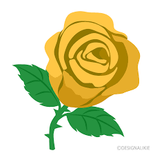 yellow rose flower clip art free png