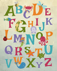 Nursery Decor Series 19 Free Printable Alphabet Wall Art Pieces