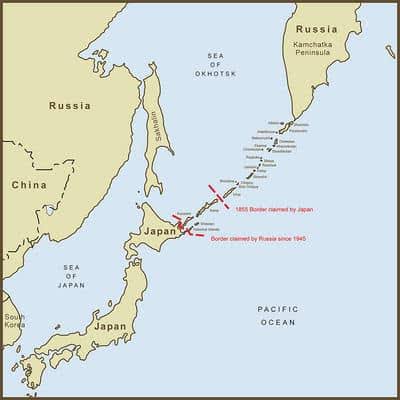 The struggle between Russia and Japan over possession of Sakhalin and the Kuril Islands. Today, both are part of Russia.