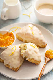 glazed orange scones my baking addiction