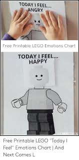 Today I Feel Angry Free Printable Lego Emotions Chart Today