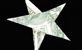 A homemade christmas decoration your friends will marvel at! Star Dollar Origami