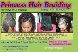Princess fatima hair braiding is located in saginaw city of michigan state. Princess Hair Braiding In Marietta Georgia 2198 Austell Road Reviews