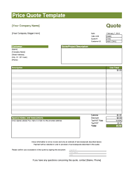 Quotation Document Template Magdalene Project Org