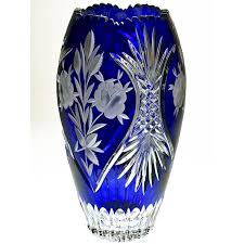 Crystal Vase Bohemian Glass Crystal