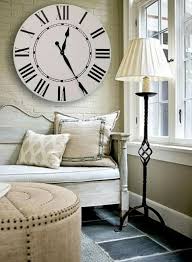 The Addison Farmhouse Clock Rustic