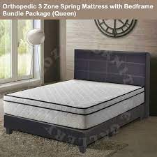 orthopedic 3 zone spring mattress with
