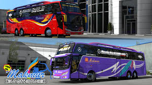 Harga sewa bus pariwisata blue star medium. Livery Bus Makmur Srikandi Shd For Android Apk Download