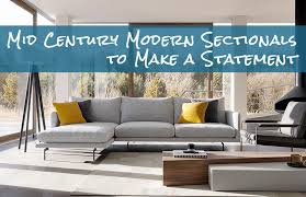 mid century modern sectional sofas