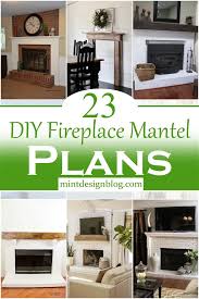 23 Diy Fireplace Mantel Plans You Can