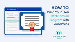 how to create a certification program