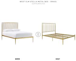 So, a brass bed frame will be more prone to bending and breaking and will generally have a lower weight capacity. Daily Find West Elm Stella Brass Bed Copycatchic
