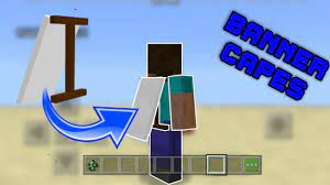 wearable banner capes in mcpe