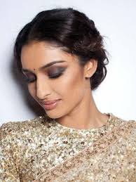 party makeup ideas to try with sarees