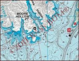 Contour Maps For Fishing Map Symbols Lake Fishing Maps