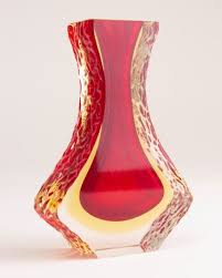 1960s Mandruzzato Murano Sommerso Glass