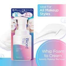 biore whip foam to cream sdy makeup