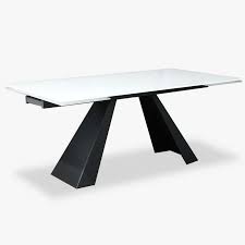 Modern Glass Extension Table Potenza