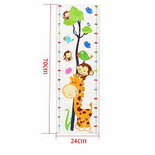 Cute Childrens Height Chart Decal 24cm X 70cm Sticky Solutions
