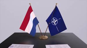 Netherlands country national flag and NATO flag. Politics and diplomacy  illustration 21018584 Stock Video at Vecteezy