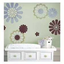 Flower Stencils For The Nursery And