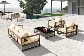 Amber Modern Outdoor Sofa Set With 2
