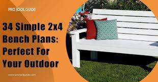 34 Simple 2x4 Bench Plans Perfect For