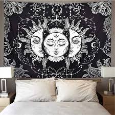 Creative wall hangers can be used to hang your mugs, ladles. Hippie Sun Moon Mandala Tapestry Wall Hanging Indian Ouija Psychedelic Skull Boho Decor Wall Cloth Tapestries Mountain Landscape Tapestry Aliexpress