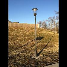 Po04 Solar Balm Single Lamp Post