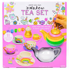 I almost feel like a connoisseur of coffee now. Just My Style Rainbow Tea Set Walmart Canada